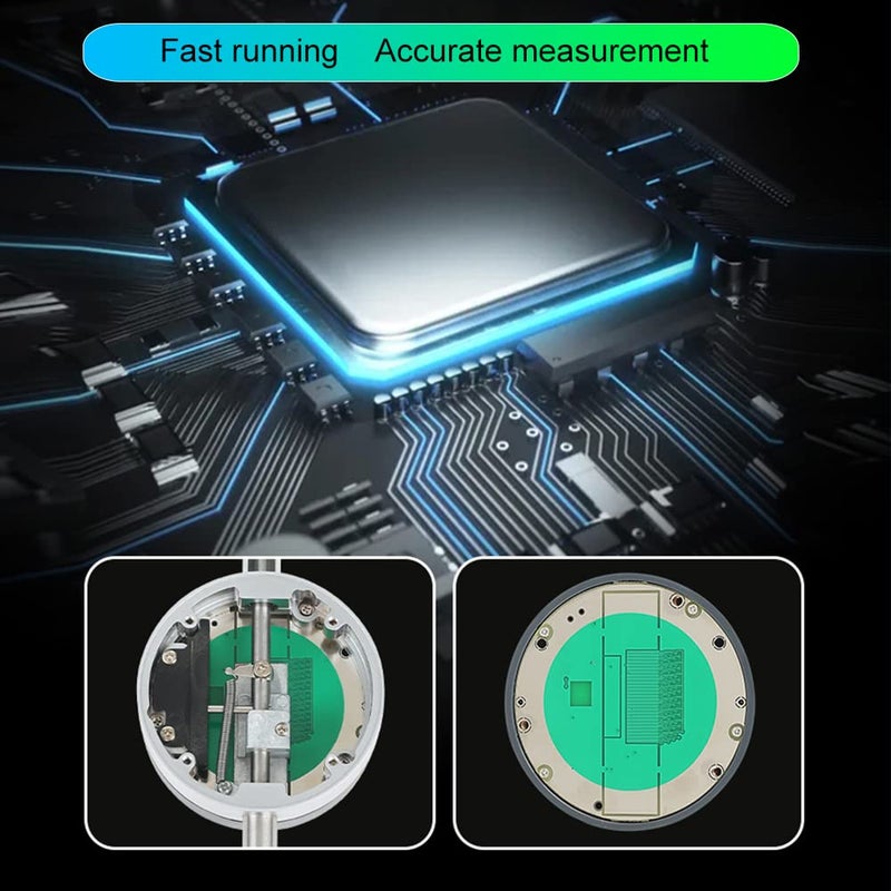 Oudtinx Electronic Digital Dial Indicator Gage Gauge Inch/Metric Conversion 0-0.5 Inch/12.7 mm with Back Lug Auto Off Featured Measuring Tool - Image 3