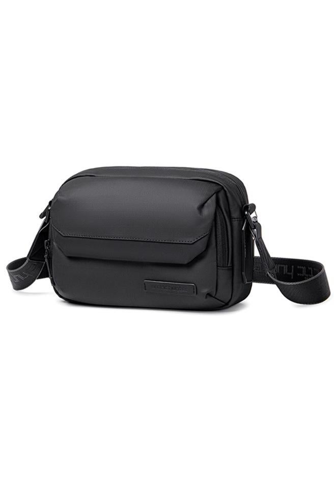 ARCTIC HUNTER YB00518 7.9-Inch Crossbody Casual Waterproof Muti-Pocket Bag - Black - Image 1