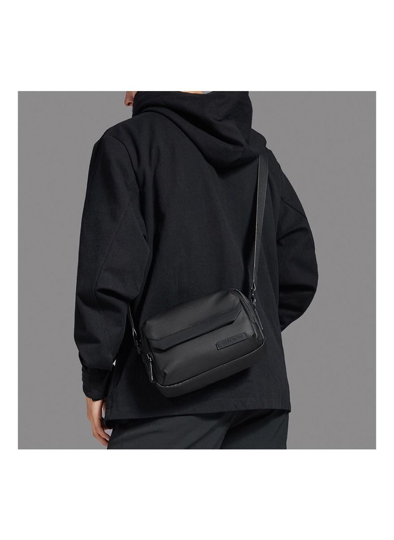 ARCTIC HUNTER YB00518 7.9-Inch Crossbody Casual Waterproof Muti-Pocket Bag - Black  - Image 5