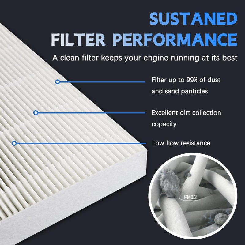 KEDAKEJI Engine Air Filter Compatible with 2013-2018 Nissan Altima (2.5L) Models Replace# CA11450 - Image 5