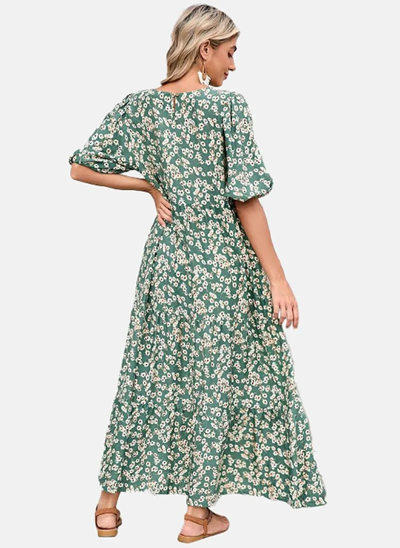 YUNIQEE Floral Tiered Dress