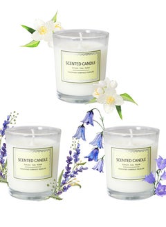 BiuTFon 3-pack Scented Candles Gift Set for Women,3 Pack Aromatherapy Candle for Home Scented,Natual Soy Candles Gifts for Anniversary, Birthday, Mother's Day, Bath,Spa, Meditation  - Image 1