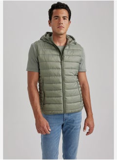Zip Through Puffer Vest Jacket