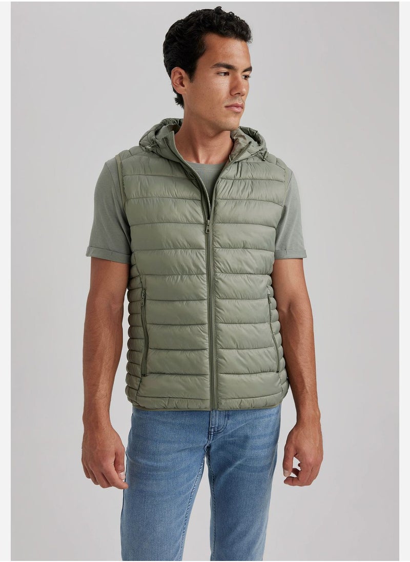DeFacto - Zip Through Puffer Vest Jacket - Image 1