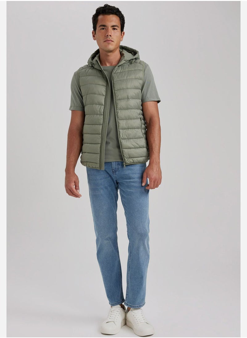 DeFacto - Zip Through Puffer Vest Jacket - Image 1