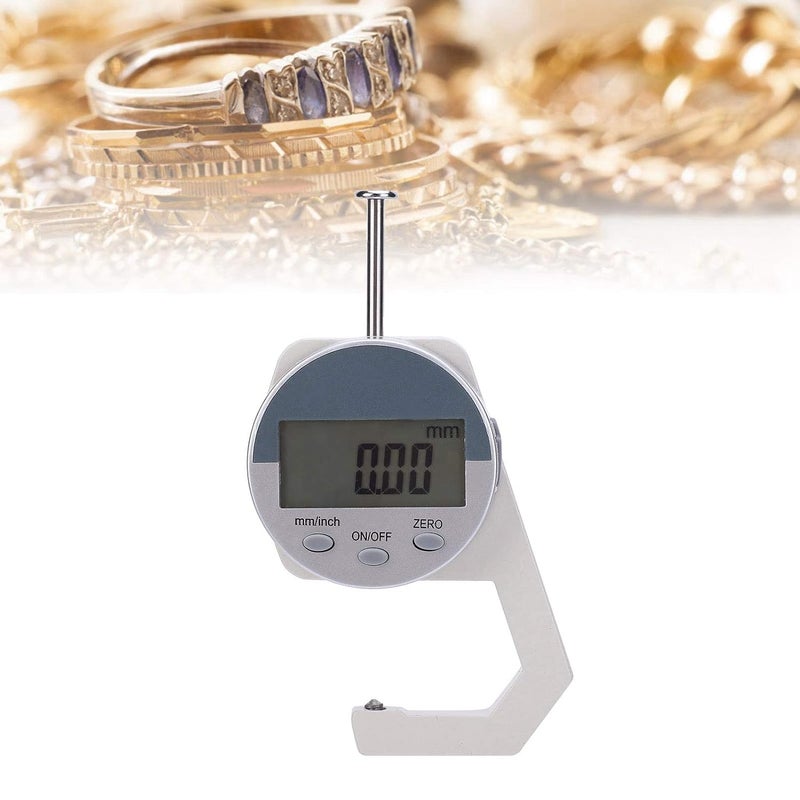 Digital Thickness Gauge 0 25 4mm LCD Display Portable Stainless Steel Mechanical Measurement Tool - Image 3