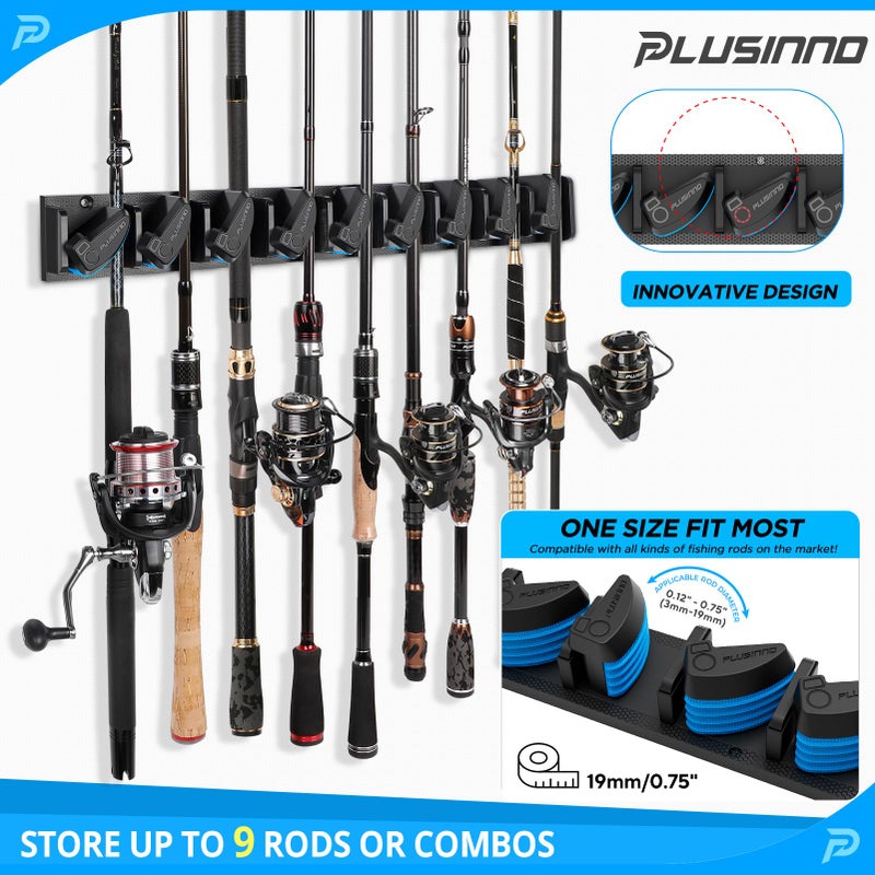 PLUSINNO Fishing Gear, Full Fishing kit Include Fishing Rod and Reel Combo, Rod Holder, Tackle Box with Fishing Lures, Fishing Pliers, Fishing Gifts for Men with Fishing Tool Kit - Image 5