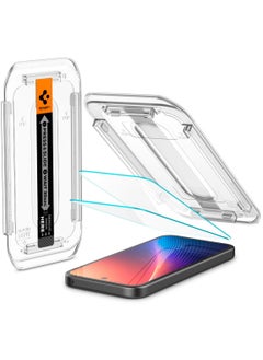 Spigen GLAStR EZ FIT Tempered Glass Google Pixel 9a Screen Protector - Case Friendly [2 PACK]  - Image 1