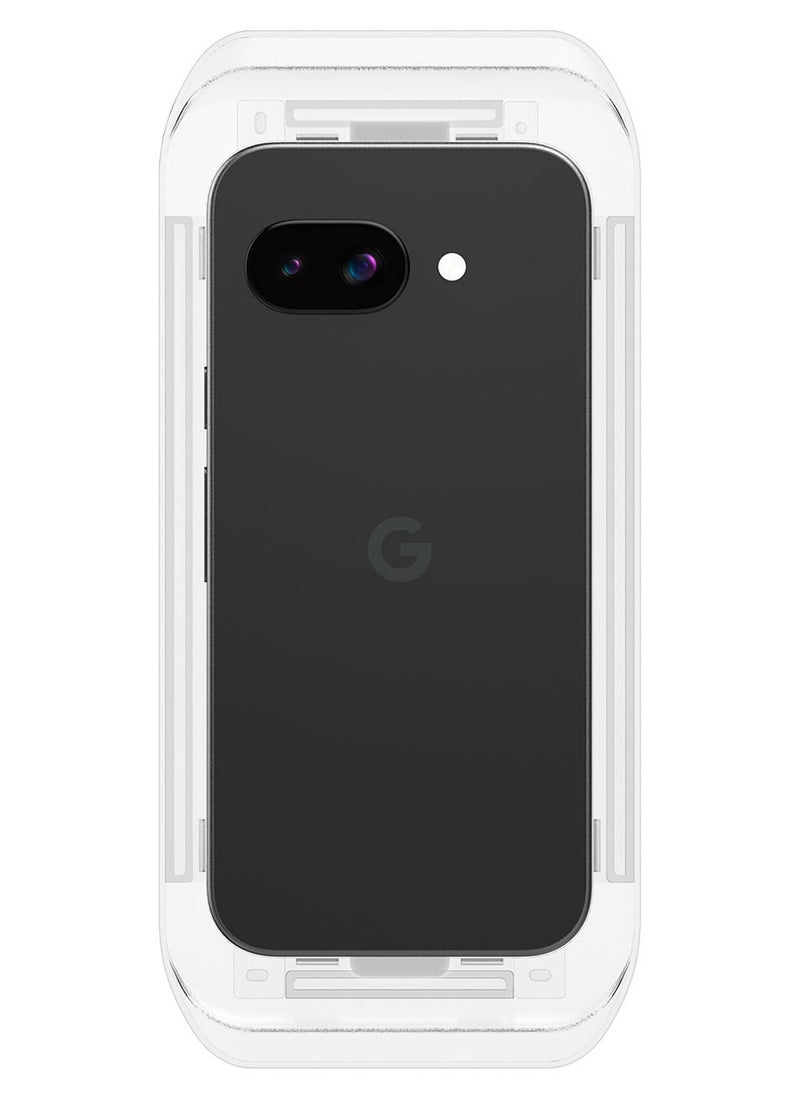 Spigen - GLAStR EZ FIT Tempered Glass Google Pixel 9a Screen Protector - Case Friendly [2 PACK] - Image 1