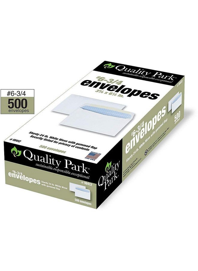 كوالتي بارك 3/4 مغلفات أمان بخياطة معاصرة 500 لكل صندوق (10412) أبيض - Image 3