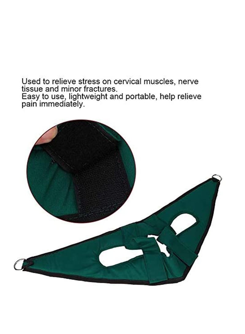 Excefore Cervical Traction Device Hammock for Neck Adjustable Neck Pain Recovery Belt Head Hammock Portable Decompression Cervical Traction Device Head Hammock for Neck Shoulder Pain Relief  - Image 4