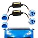 Hirificing 2PCS Car LED Headlight Decoder 9007 Blinker Resistor Hid LED Conversion Kit Warning Error Decoder Universal Anti Flicker Relay Canceller Capacitor Resistor Harness Adapter9007 - Image 2