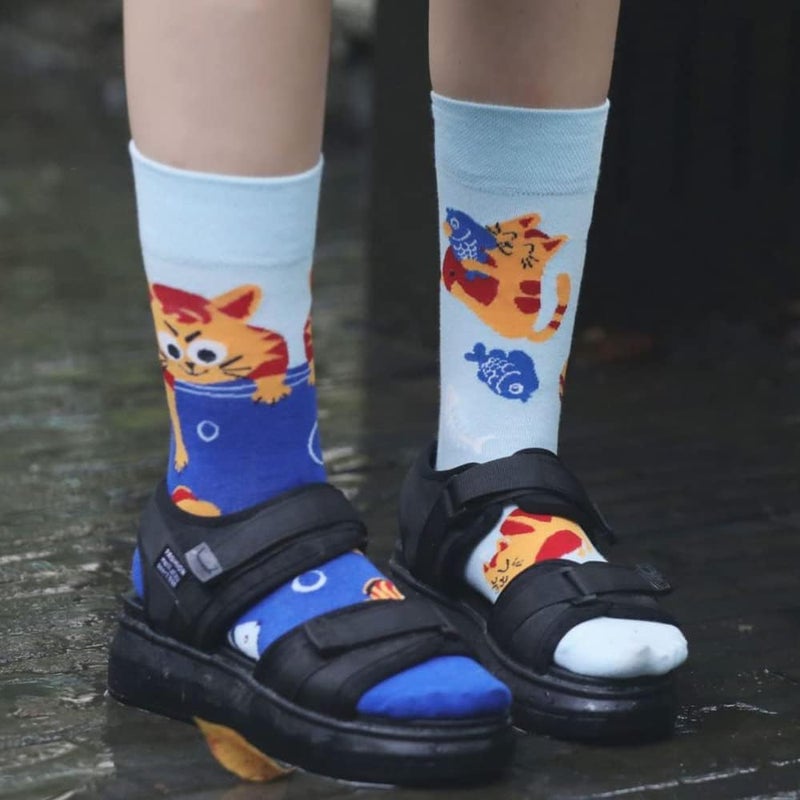 Luckam 5 Pairs Womens Animal Funny Socks, Cute Cat Dog Cotton Socks for Ladies - Thermal Warm Socks for Winter - Image 5