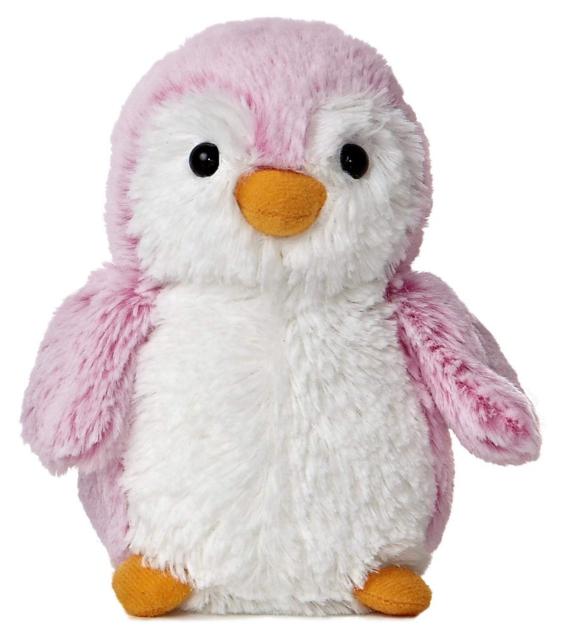 Aurora® Playful Pompom Penguin™ Brights Stuffed Animal - Vibrant Companions - Endless Fun - Pink 6 Inches - Image 4