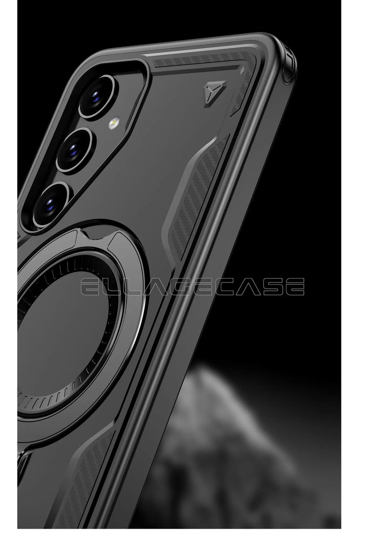 ELLAGECASE Protective Case with Ring for Samsung Galaxy A16,Rugged Drop Protection, Horizontal and Vertical Stand Capability, Solid Camera Protection, Balanced Support, and Perfect Compatibility with Magnetic Accessories - Image 4