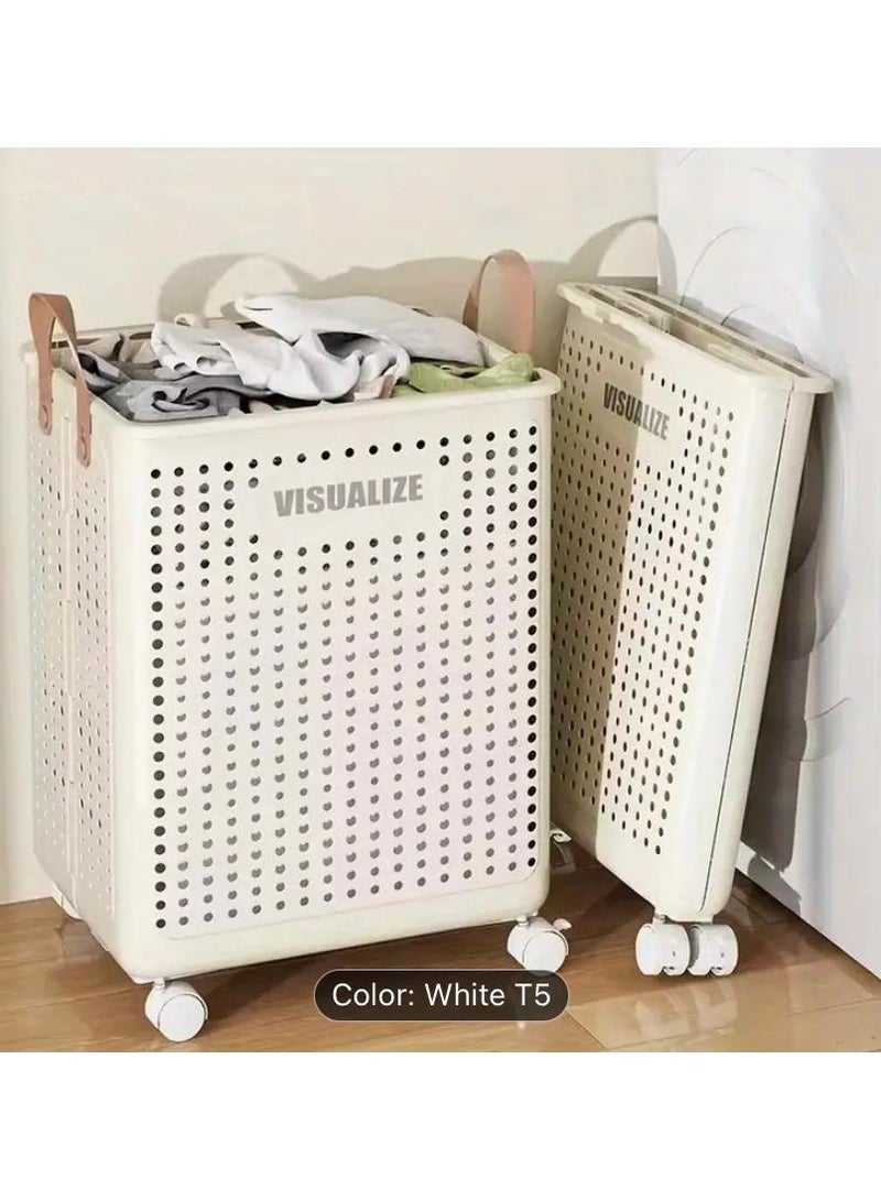 Durable Clothes Storage Basket – Space-Saving Organizer for Closet, Bedroom, and Laundry Room – Foldable and Stylish for Efficient Home Organization  - Image 2