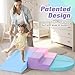 TODIBY 6Piece Foam Climbing Blocks for Toddlers Colorful Climbing Gym PU Leather Baby Foam Building Blocks Indoor Toy - Image 4