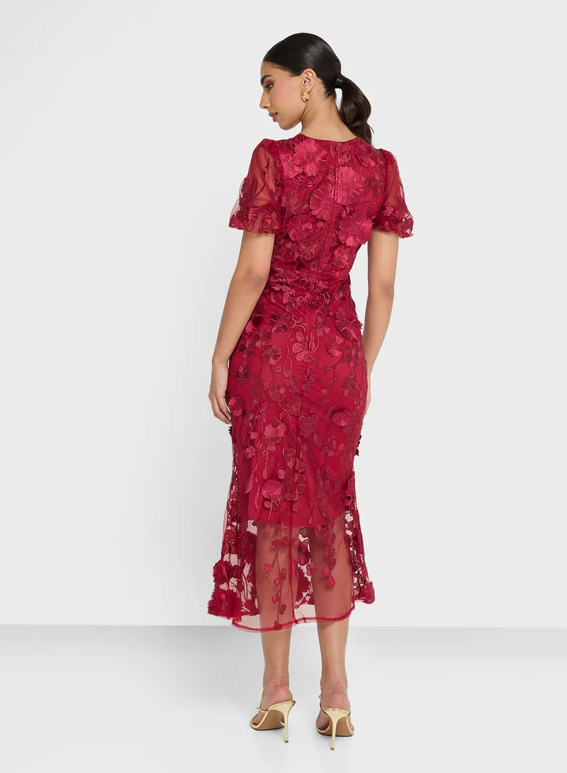Ella Limited Edition Floral Lace Shift Dess