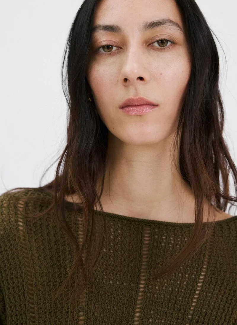 MANGO  Knitted ribbed sweater for Women | Best Price UAE