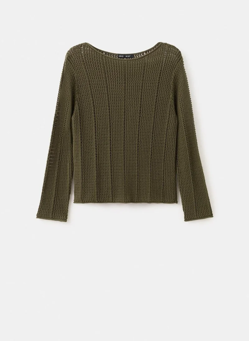 MANGO  Knitted ribbed sweater for Women | Best Price UAE