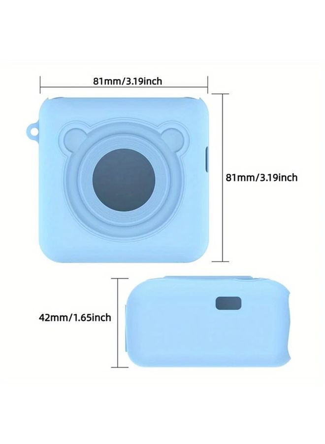 Green A6 Peripage Portable Bluetooth Thermal Photo Inkless Printer With Silicone Case - Image 5