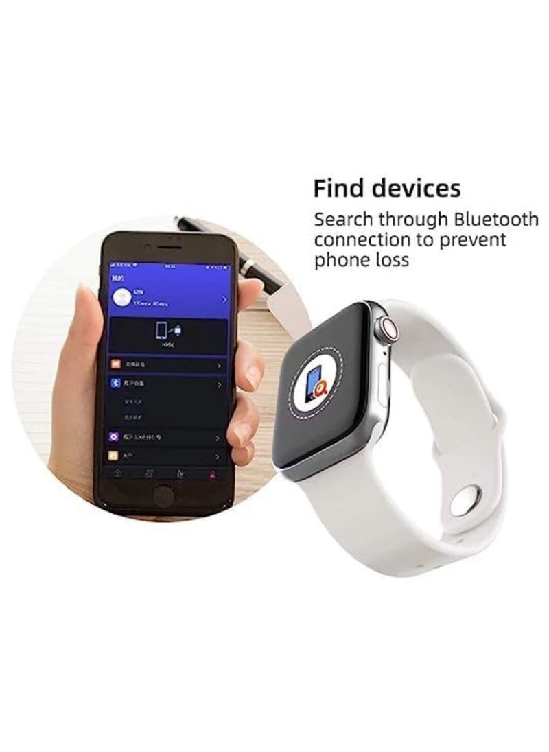 WISME - WS 77 Mini Smartwatch ,3 Bands,  HD Display, Bluetooth Calling Waterproof Fitness Watches Compatible With Android iOS | Pink - Image 1
