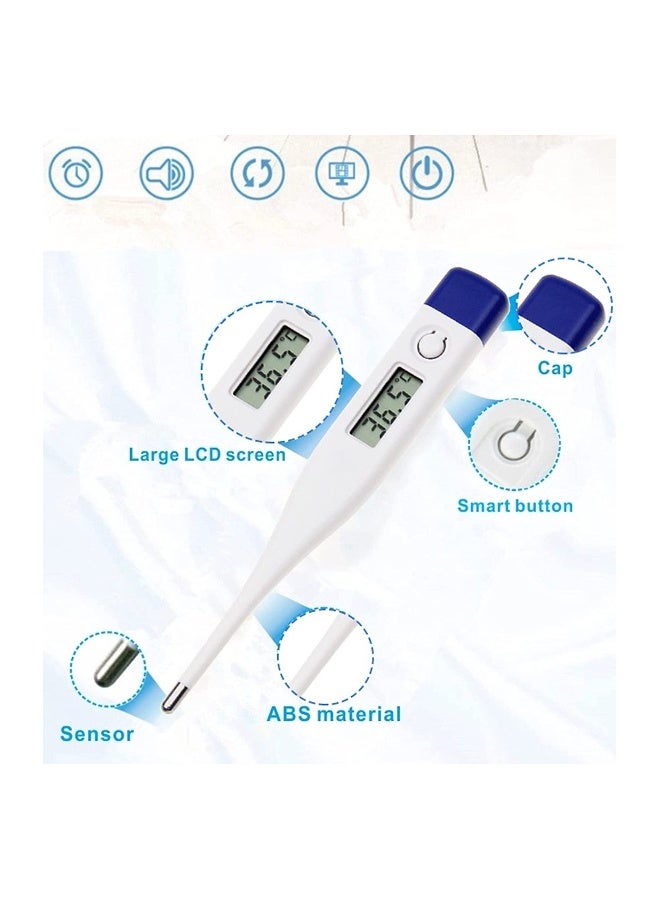 Digital Body Thermometer for All Ages - Accurate and Reliable for Adults, Kids, Babies, and Seniors - Perfect for Home and Family Use (Blue) - Image 3