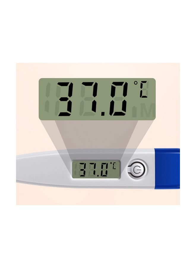 Digital Body Thermometer for All Ages - Accurate and Reliable for Adults, Kids, Babies, and Seniors - Perfect for Home and Family Use (Blue) - Image 2