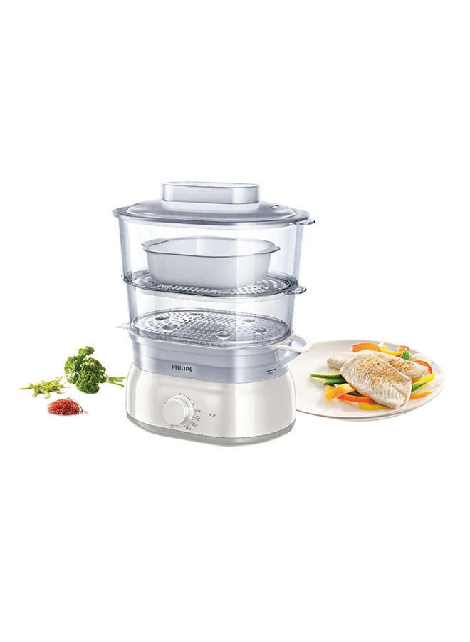 Philips Multifunctional Collection Steamer 900W HD9115 White/Beige - Image 4