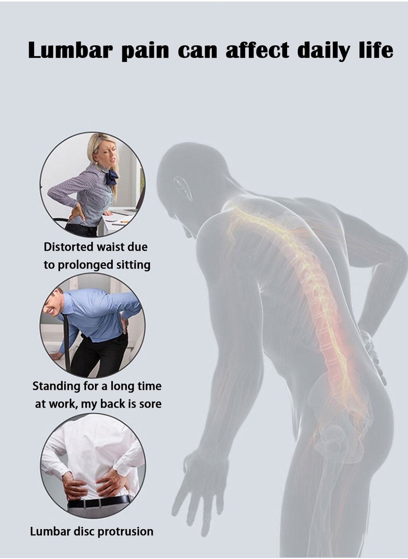 EqiEch 3D Mesh Covered Breathable Ergonomic Gel Enhanced Waist Memory Foam Pad Is Designed To Relieve Lower Back Pain  - Image 5