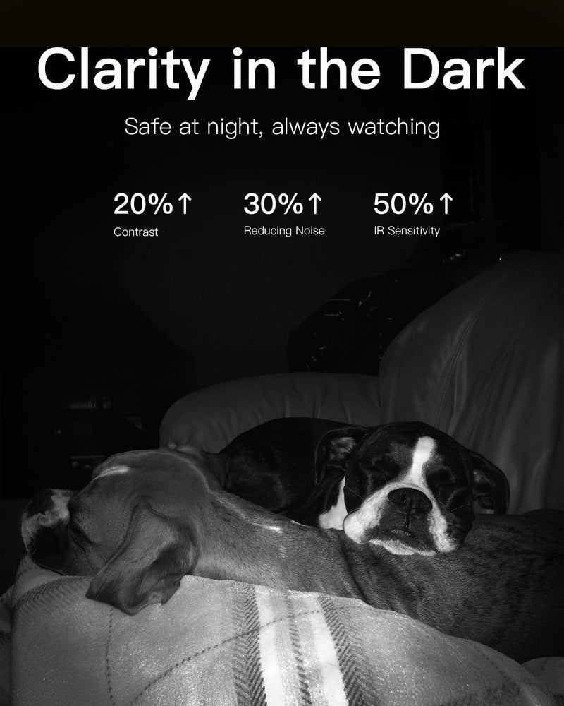 VIMTAG 2.5K QHD Indoor Security Camera, Pet/Dog/Cat/Baby Cam, 2.4G5Ghz Wireless WiFi, Pan/Tilt Home Camaras Monitor with Night Vision, Phone App, Audio, Motion Detection and Cloud  SD Card Storage - Image 4