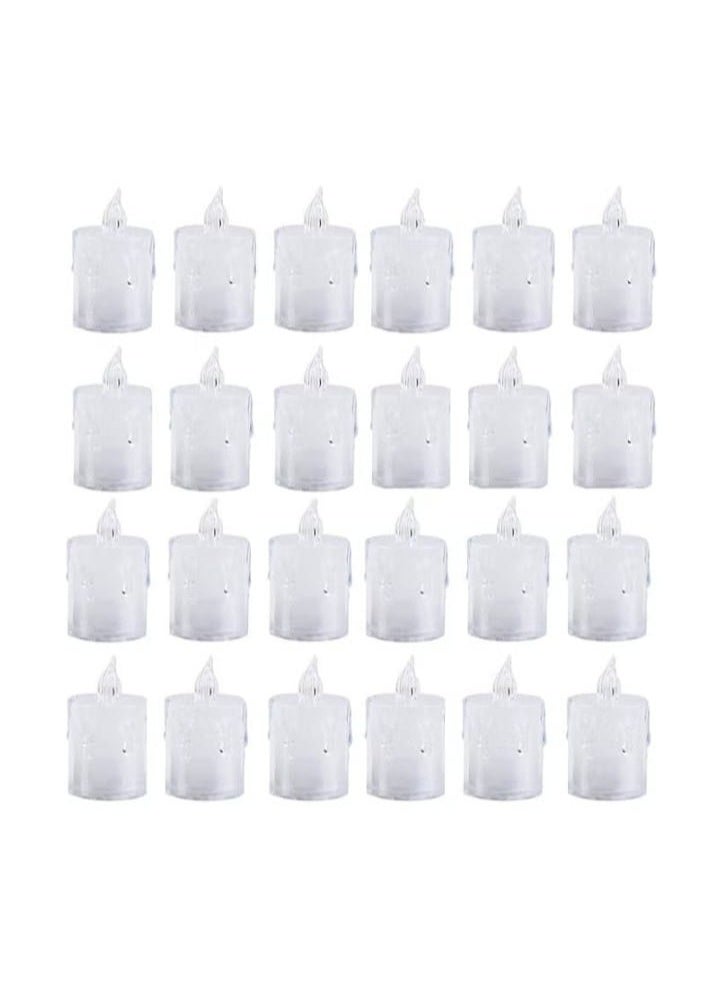 عبوة 24 شمعة كريستال LED لرمضان - Image 1