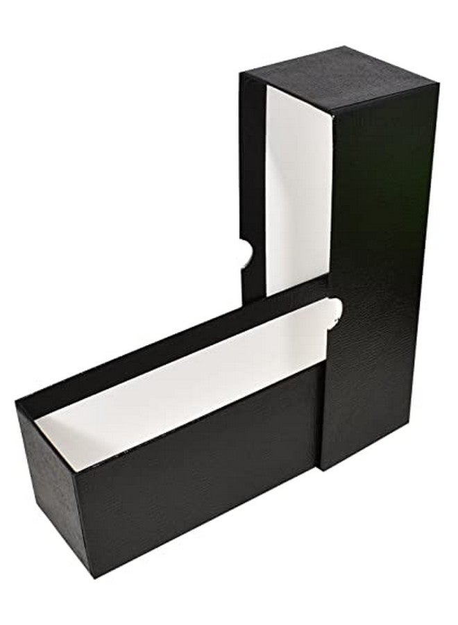 Guardhouse Single Row Heavy Duty Box 8.25' for Certified Coin Slabs or 2.5' x 2.5' Crown Size Paper Holders - Black