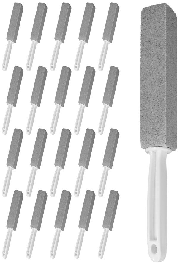 Kifmurase 20Pcs Pumice Stone for Cleaning, Pumie Scouring Stick with Handle, Toilet Stone Brush Block, Hard Water Stain Remover for Toilet, Bathtubs, Sinks, Swimming Pools, Grills - Image 1