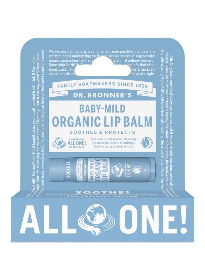Dr. Bronner's Organic Lip Balm Baby-Mild 4g - Image 2