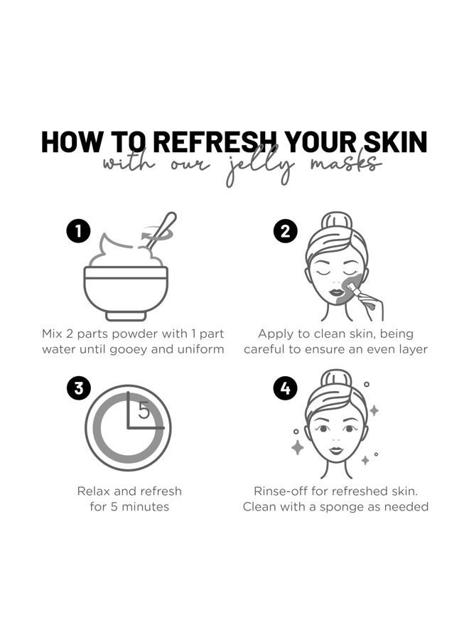 BRÜUN جِل ماسك جرة أسود ذهبي ساليسيليك AC BHA قناع وجه قابل للإزالة | 23 أونصة سائلة مجموعة سبا لجيل ماسك مرطب - Image 4