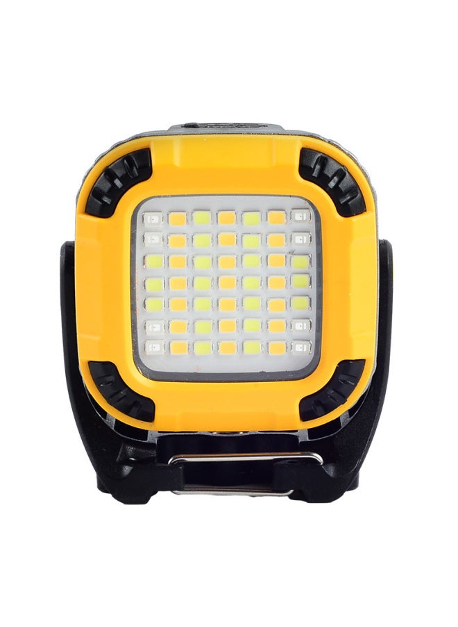 Generic - Full-scene Working Lamp Multi-gear Rotating Lamp Holder Strong Magnetic Adsorption Garden Lamp Outdoor Camping Lamp Inspection Lamp-Power:W8129-4 - Image 1