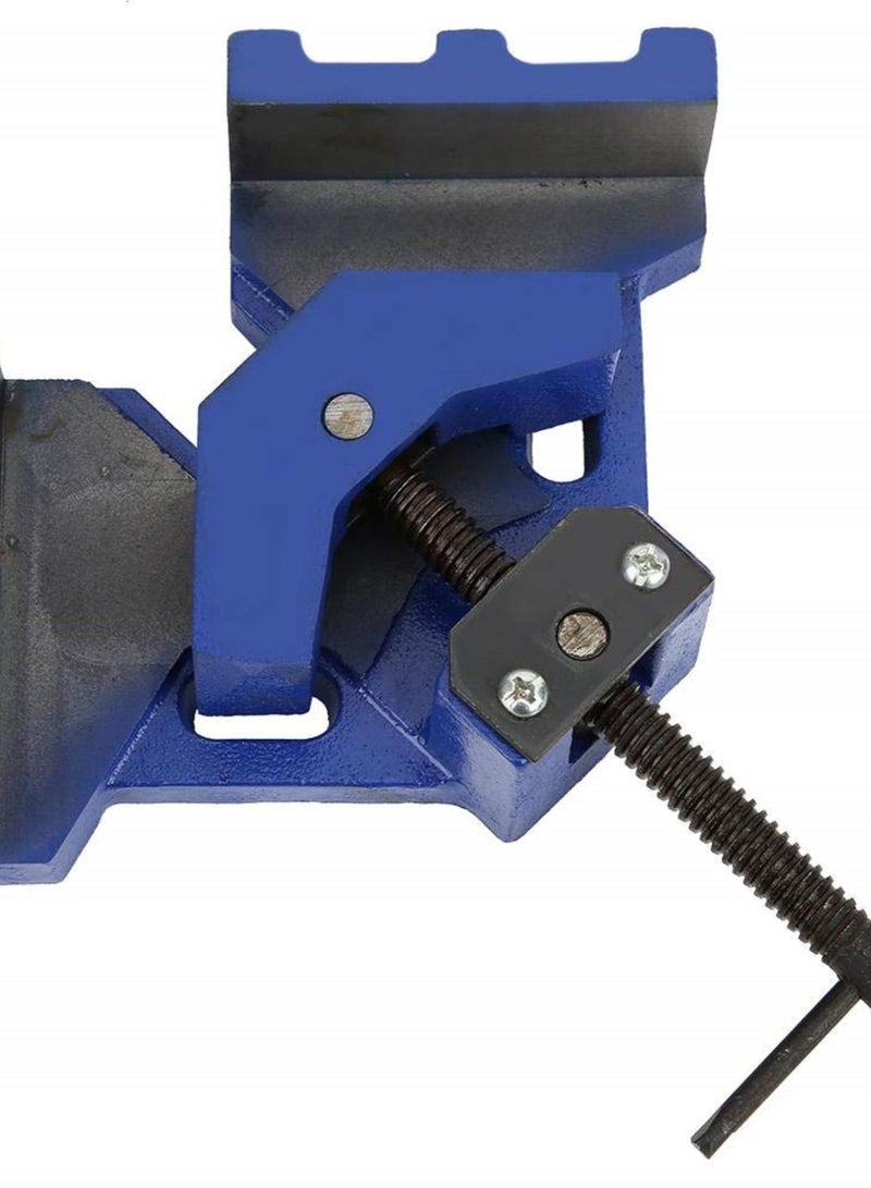 GGOOT Right Angle Clamp, 4-Inch woodworking clamping,Welder Tool Hardware Accessory Woodworking Clip Cast Iron Heavy-Duty 90° Angle Clamp,used in welding or assembly operations - Image 5