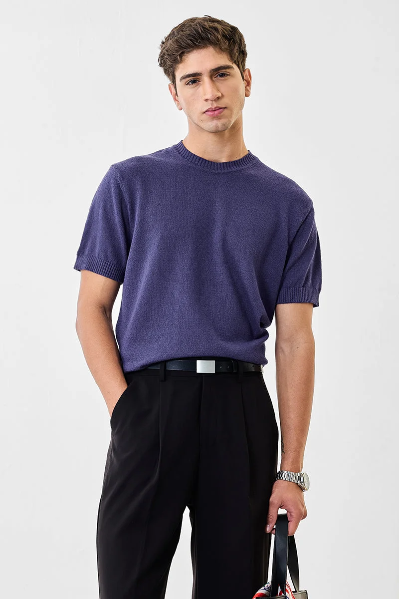 SNITCH تيشيرت كور لاب محبوك مسطح