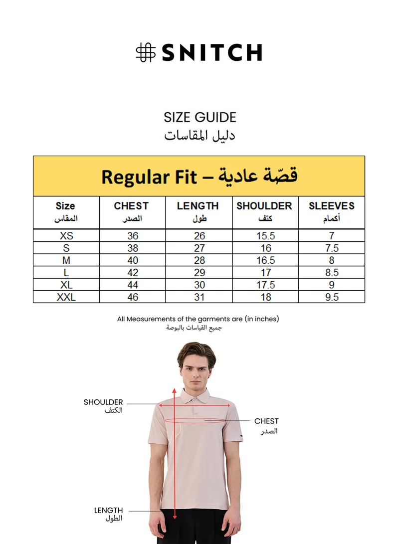 Snitch Blue Flat Knit Core Lab T-Shirt for Men | Best Price UAE