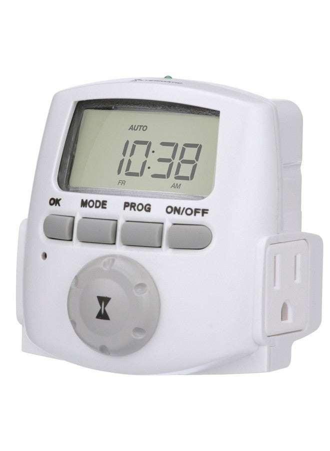 إنترماتيك مؤقت إنترماتيك DT620 الرقمي الداخلي عالي التحمل - خيارات برمجة كاملة لمدة 7 أيام - مؤقت للإضاءة والمراوح والأجهزة الصغيرة - Image 3