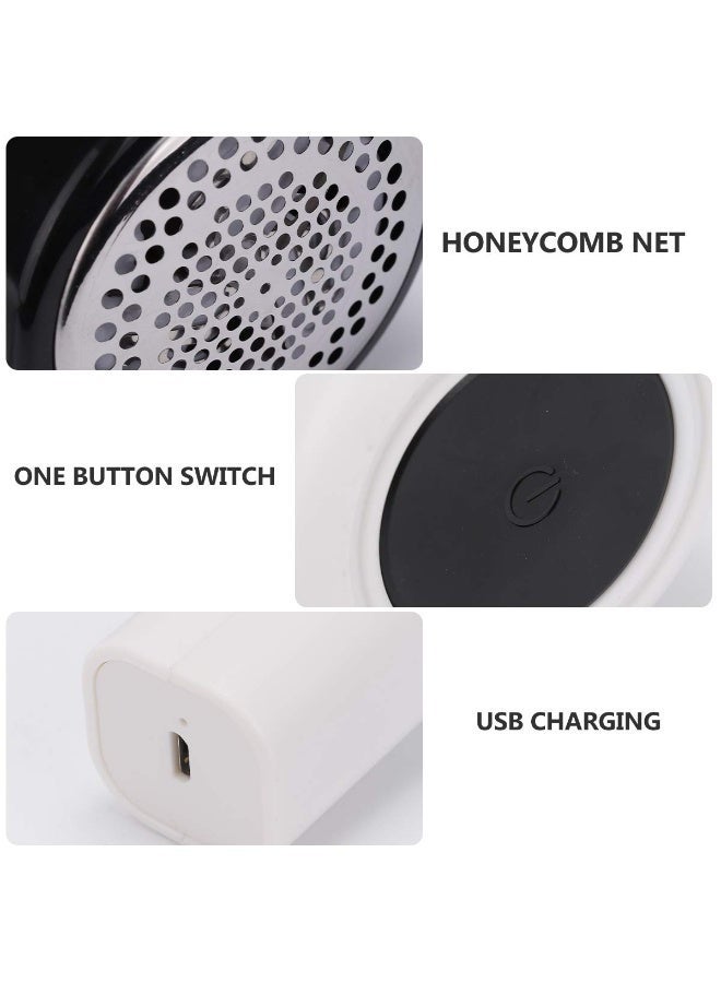 Daling Rechargeable Fabric Lint Remover USB Charging | Portable Clothes Fuzz Shaver with Honeycomb Stainless Steel Mesh | Electric Fabric Defuzzer for Sweaters, Coats, Blankets & Upholstery - Image 2