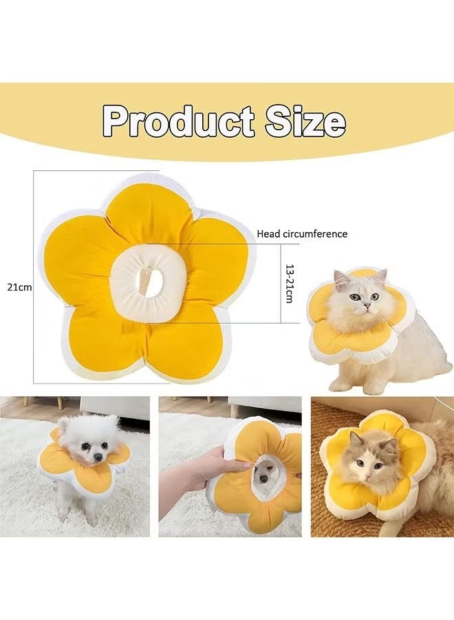 Cat Recovery Cone Collar, Soft Waterproof Elizabethan Collar for Cats and Kittens, Protective Cone for Surgery Wound Healing, Adjustable Pet E-Collar (Size S) - Image 2