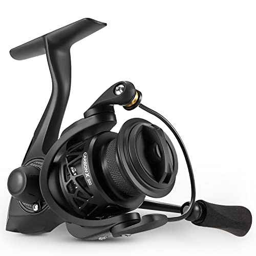 Piscifun Carbon X Spinning Reels, Carbon Frame and Rotor, Ultralight 5.1oz Spinning Fishing Reel, 5.2:1 Low Speed Gear Ratio, 10+1 Shieled BB Smooth Powerful Fishing Spinning Reel 500 Series - Image 1
