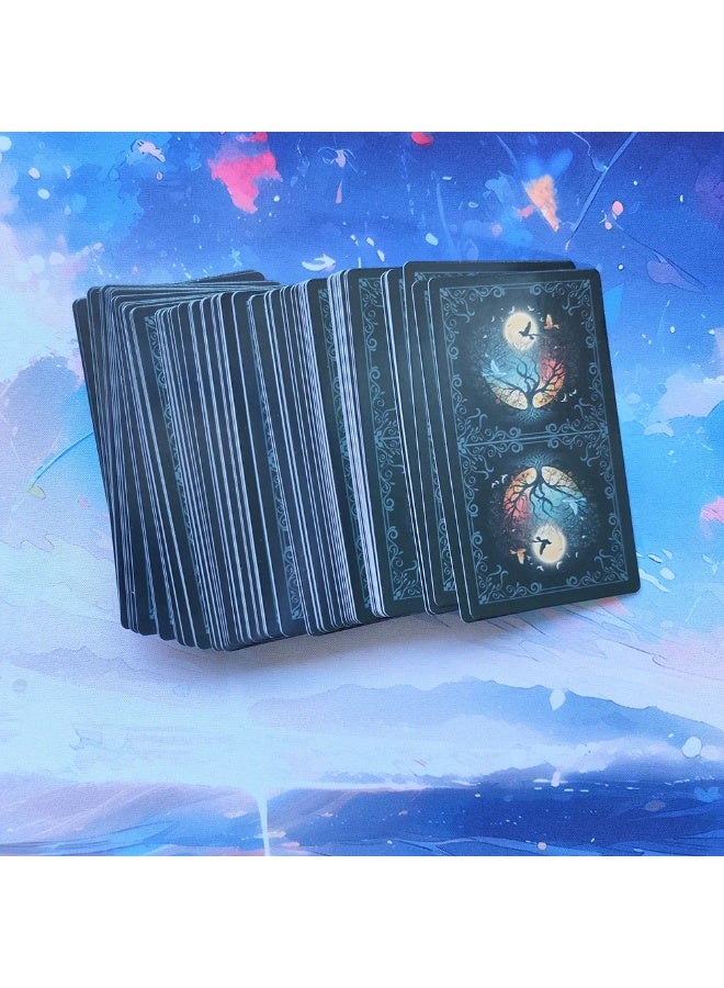 NIBEMINENT Red Fairy Tarot Card Set, consisting of 78 cards, suitable for both beginners and professionals. The size is 12x7 centimeters. - Image 3