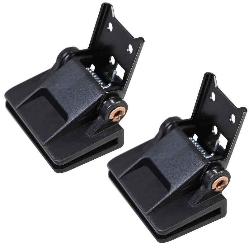 Vsttar 2 Pcs Vsttar Dust Cover Hinge Turntable Parts Compatible with Akai AP-206,AR - AR The Turntable,BSR - Quanta 450SX,Kenwood - KD-40R,Sony PS-11,PS-22,Yamaha-P-200,Different Makes Models of Turntables - Image 1