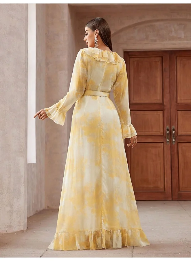 Madam Uniq Elegant Long Evening Gown for Women - European and American Style