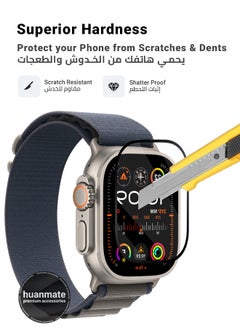 huanmate Apple Watch Ultra 2 49mm Premium Screen Protector- Crisp Clarity, Ultimate Safety, Shield Against Smudges, Reliable Quality, Easy Installation & Removal  - Image 3