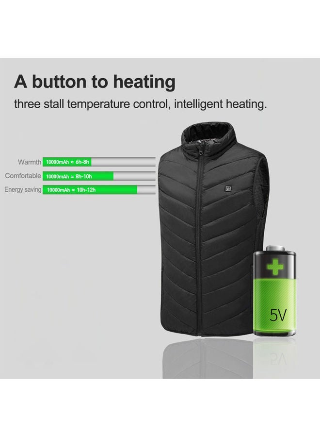 NIBEMINENT Outdoor Electric Thermal USB Heating Coat Vest 2XL - Image 2