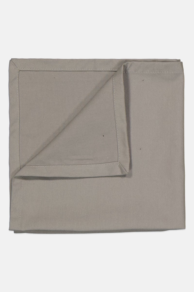 Bebe Home 4 Pieces Solid Cotton Table Napkins, Grey - Image 3